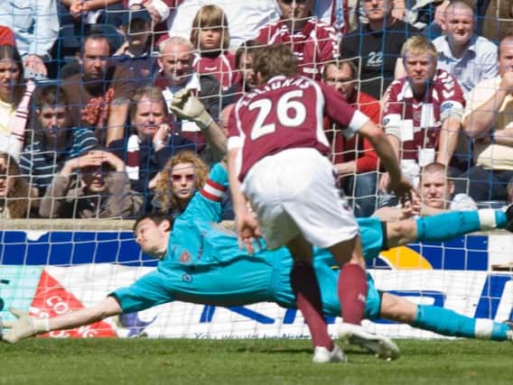 Craig Gordon was sensational for Hearts but it wasn't enough to be the best in the 21st century. Picture: SNS