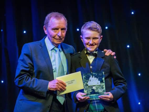 Schoolboy Joseph Cox became the youngest ever winner of the Local Hero award last year