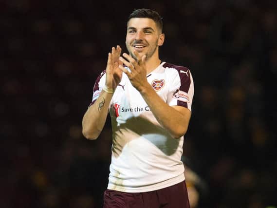 Callum Paterson was judged to be the best Hearts right-back of the 21st century. Picture SNS