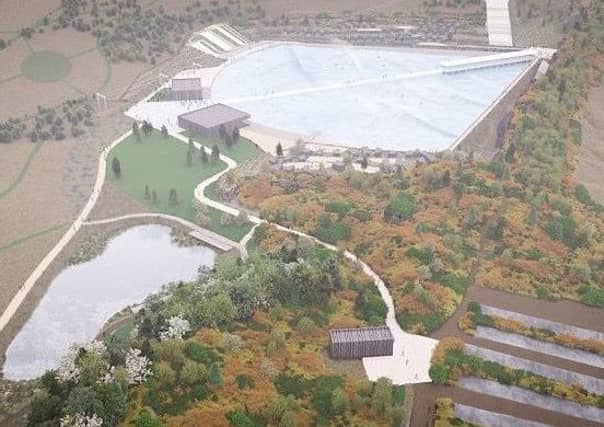 Work will soon start on the surfing centre by Ratho.