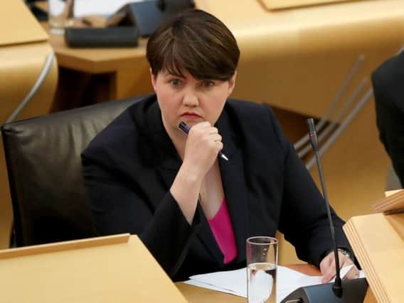 Ruth Davidson said the Tories must rule out any electoral pact with the Brexit party