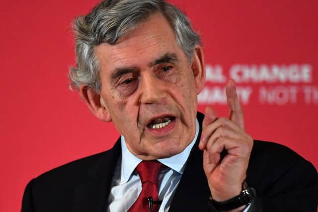 Gordon Brown warned this week that the Union is under threat. Picture: Getty