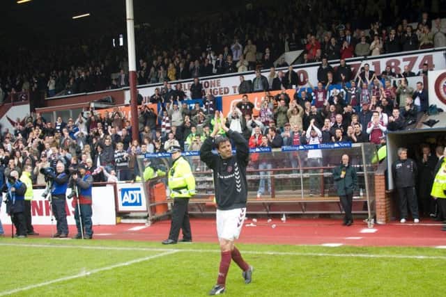 Takis Fyssas is still remembered warmly at Tynecastle. Picture: SNS