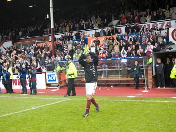 Takis Fyssas is still remembered warmly at Tynecastle. Picture: SNS