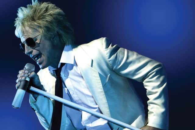 Paul Metcalfe takes to the stage as rock legend Rod Stewart