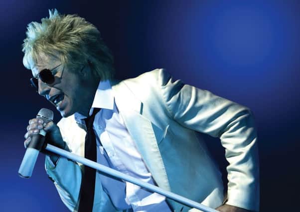 Paul Metcalfe takes to the stage as rock legend Rod Stewart