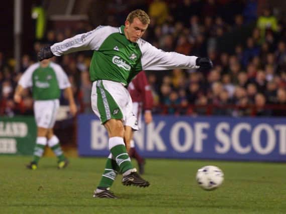 Franck Sauzee is a legend at Easter Road. Picture: SNS