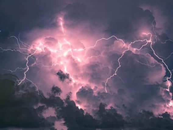 The Met Office has issued a yellow weather warning for thunderstorms in Edinburgh and the Lothians today (21 June), with heavy rain also expected.