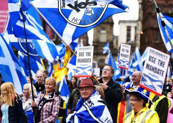 Support for Independence is now neck and neck among Scots with those who want to stay in the UK