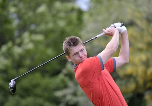 Kieran Cantley combines his golf with a job at Loanhead-based