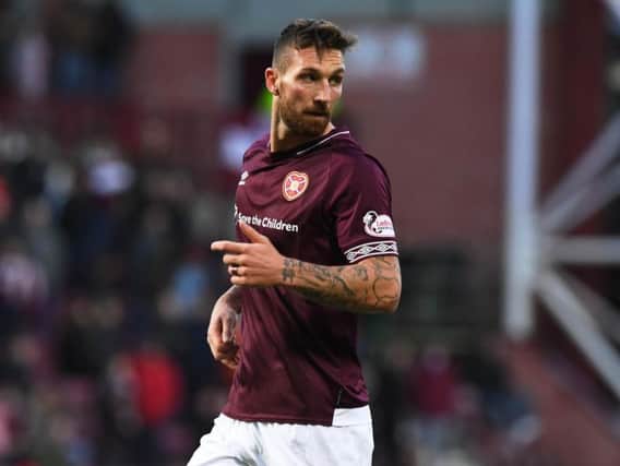 David Vanecek has thanked Hearts fans for their support. Picture: SNS