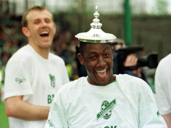 Russell Latapy was a wonderful character at Hibs. Picture: SNS