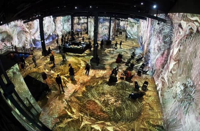 John Knox House will show Scotlands literary history in a similar way to the projections of Van Gogh works seen at Atelier des Lumieres in Paris. Credit: Photo by IAN LANGSDON/EPA-EFE/Shutterstock (10114355d)