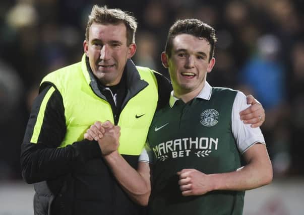 Alan Stubbs and John McGinn achieved plenty at Hibs during their time together. Pic: SNS