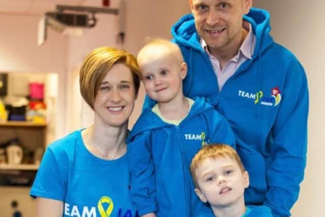 Fiona Kerr began attending the centre after Islay, four, was diagnosed with leukemia two years ago.