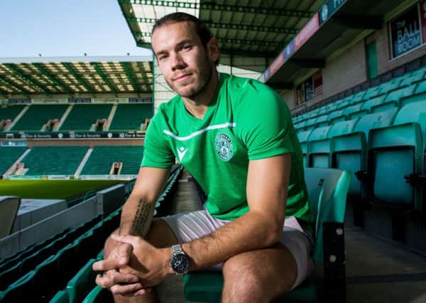 Welsh goalkeeper Chris Maxwell will spend the season at Hibs after signing on loan from Preston North End. Pic: SNS