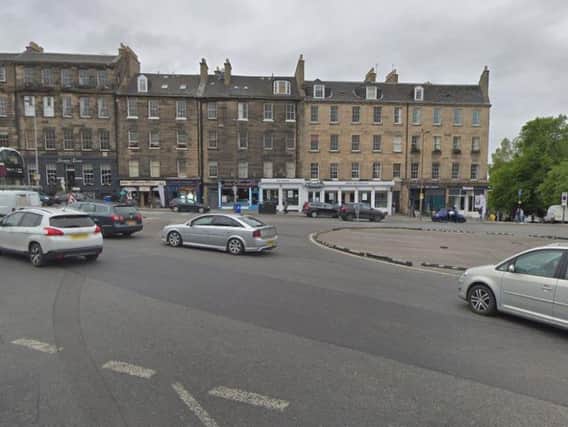 The collision happened at the roundabout where London Road meets Leith Walk. Pic: Google Maps.