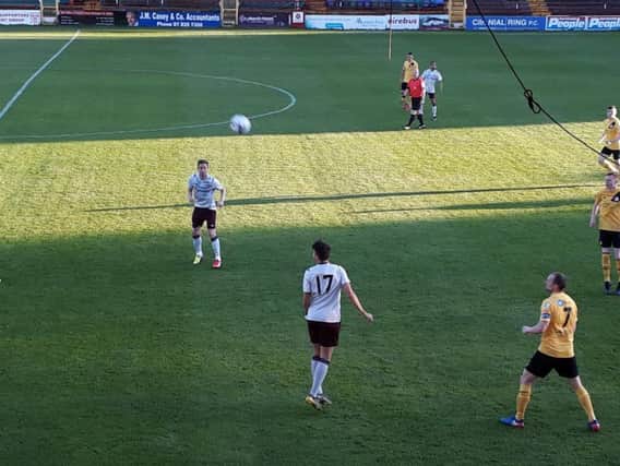 Hearts goalscorer Dario Zanatta in action against Shelbourne at Tolka Park