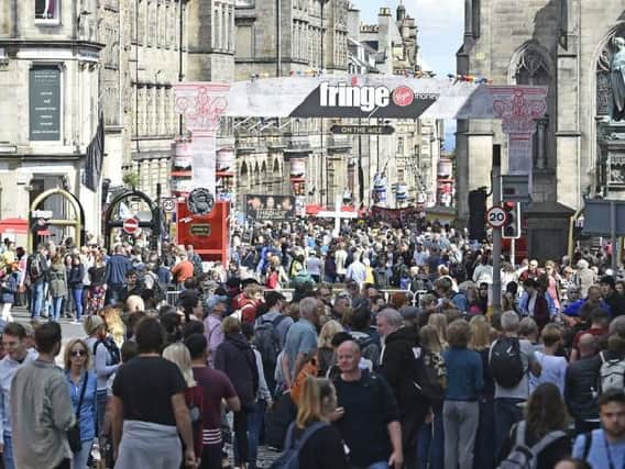 Overnight visitor numbers to Edinburgh have soared by nearly a third in the space of seven years, to 4.26 million.