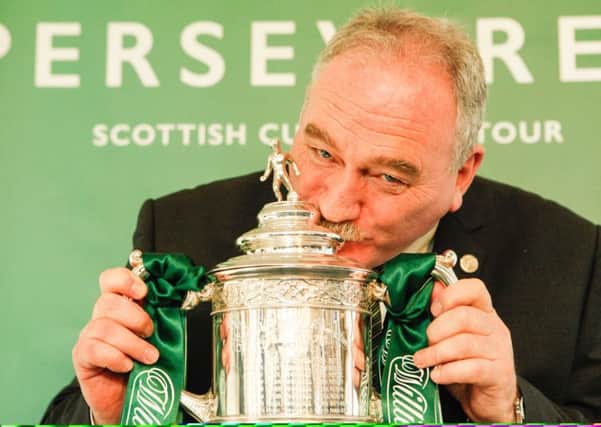 Rod Petrie believes he departs Hibs with the club in a great position. Pic: TSPL