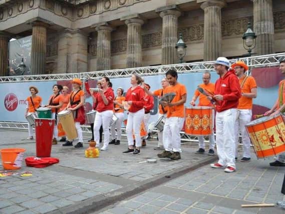 Edinburgh Samba School in action