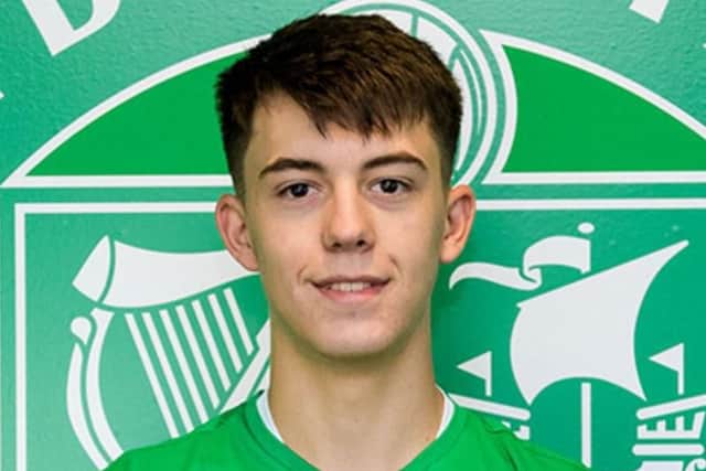 Steven Bradley is unveiled by Hibs