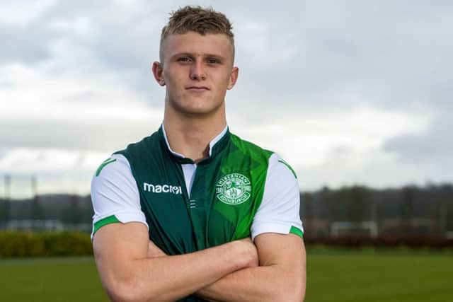 Hibs' teenage midfielder Tommy Block has joined Queen's Park on loan. Pic: SNS