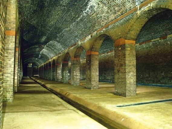 The underground reservoir used to hold 15 million gallons of water