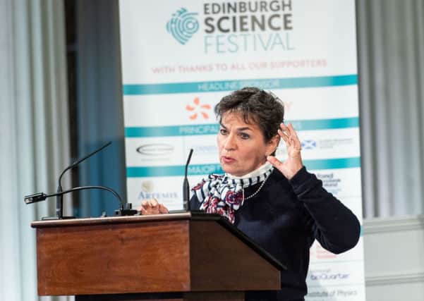 The inspirational Christiana Figueres has the ability to make even a profound crisis like climate change seem like the best challenge you had ever wanted to solve (Picture: Ian Georgeson)