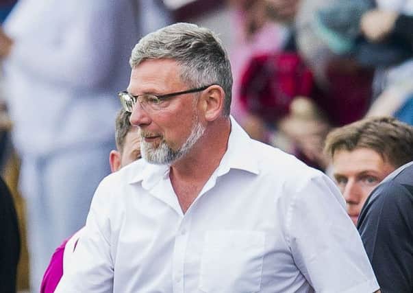 Craig Levein's Hearts side take on Glenavon this afternoon. Pic: SNS
