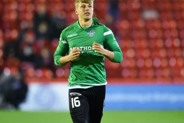 Hibs youngster Sean Mackie.