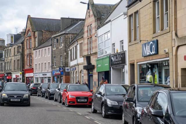 Dalkeith town centre. Pic: Ian Georgeson.