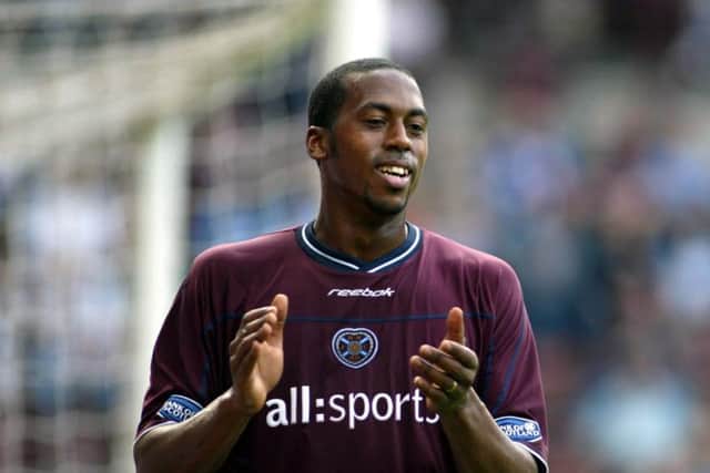 Former Hearts striker Mark de Vries.