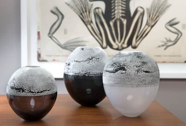 Vases by Vicky Higginson at Craft Scotland Summer Show