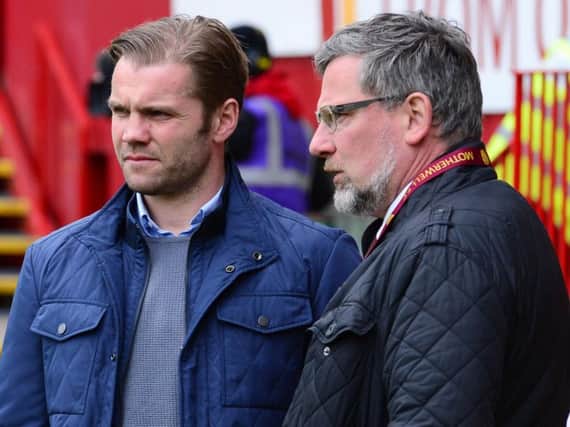 Robbie Neilson and Craig Levein during the former's spell in charge of Hearts.