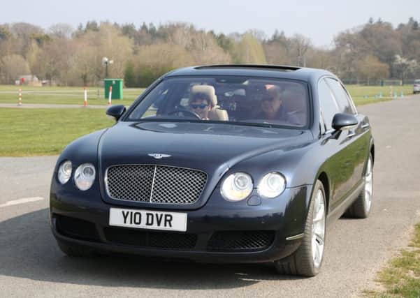 The 6.0-litre Bentley Flying Spur is capable of doing 0-60mph in about five seconds.