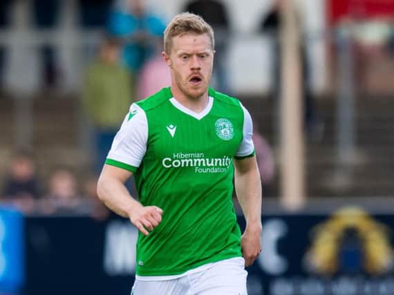 Daryl Horgan was a threat to the Stirling Albion rearguard at Forthbank. SNS