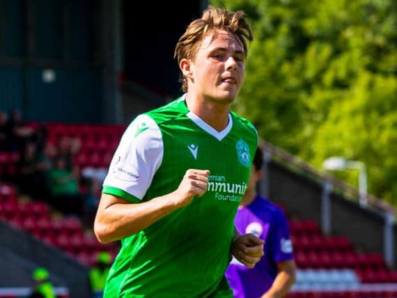 Scott Allan netted a first-half penalty for Hibs but the Capital men couldn't add to their lead. SNS