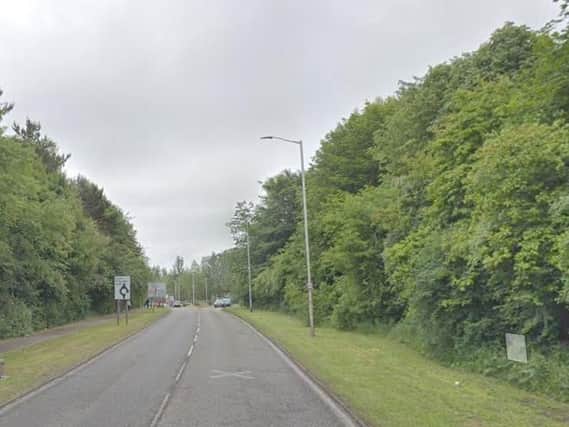 The incident occurred on the A911 between the Rothes and Leslie roundabouts.