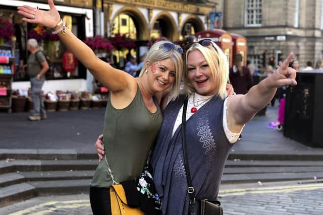 Claire Bailey and Suzanne Fraser. Picture: Lisa Ferguson