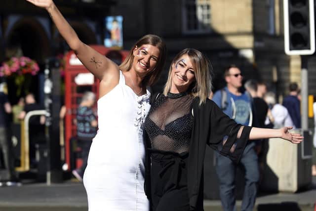 Kirsty Russell and Lauren McGowan. Picture: Lisa Ferguson