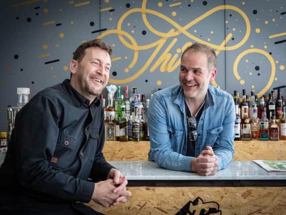 Contagious business and creative director Jason Dobson (left) and creative director Jason Milne. Picture: Contributed
