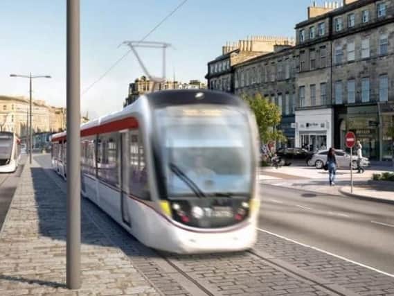 The Edinburgh tram line will be extended from York Place to Newhaven