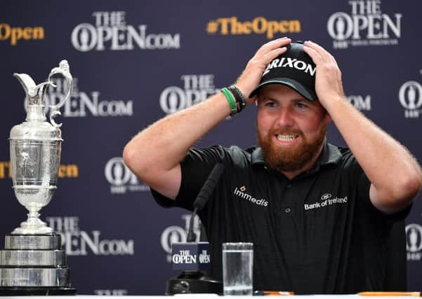 Shane Lowry, pictured with the Claret Jug, praised Neil Manchip