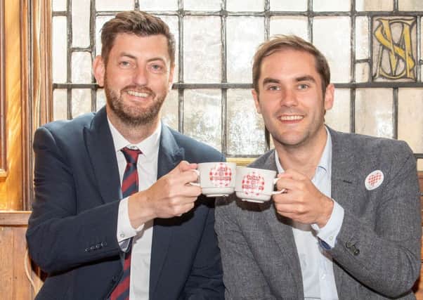 Edinburgh Council's deputy leader Cammy Day and leader Adam McVey (Picture: Ian Georgeson)