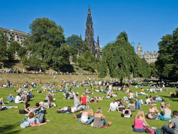 Princes Street Gardens is one of Edinburgh's 34 parks which have been awarded a Green Flag Award (Photo: Shutterstock)