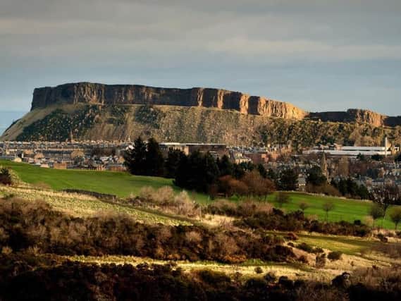 Salisbury Crags as seen from Braid Hills. Picture: Neil Hanna
