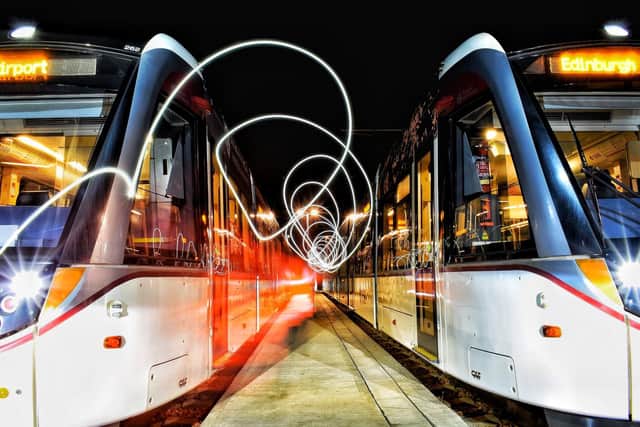Edinburgh Trams will run the night service at weekends in August. Pic: Nic Hogg Photography