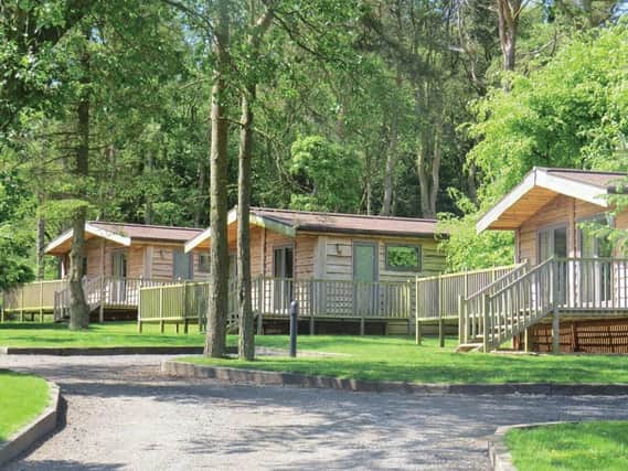 The accommodation at Landal Darwin Forest