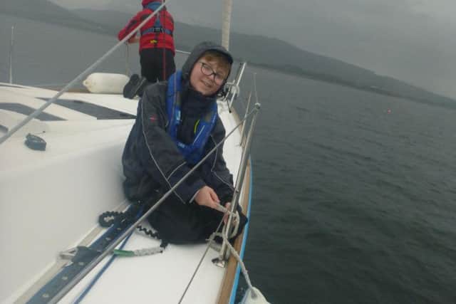 Finn Shearer, who is recovering from cancer for a second time, has embarked on a 'once in a lifetime' sailing trip to build his confidence and sense of independence.